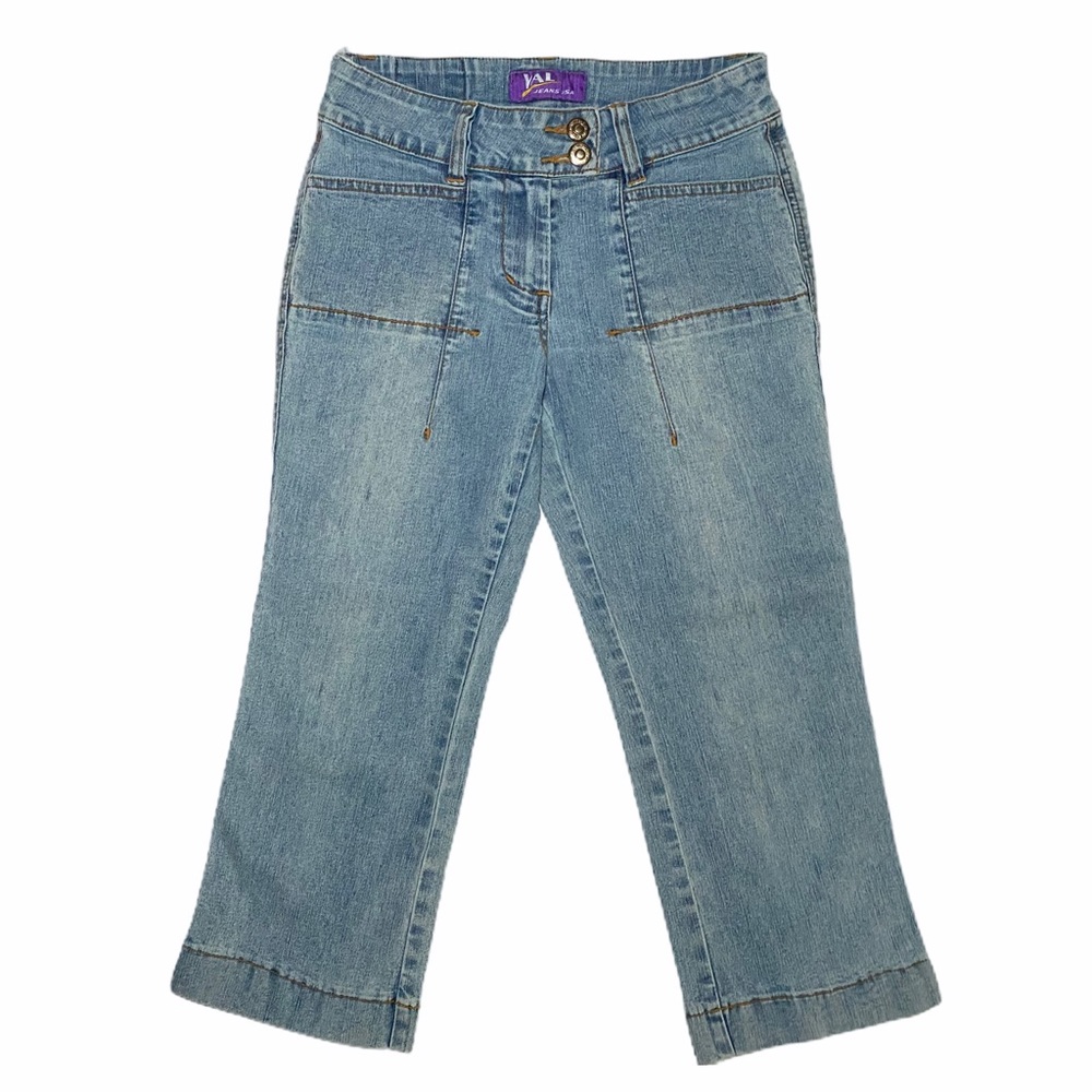 5/$25 | Val Jeans Vintage Cropped Denim Capris